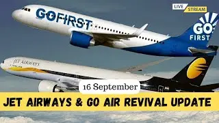 Jet Airways Revival and Go Air Revival Latest News | Go First Airlines and Jet Airways Business News