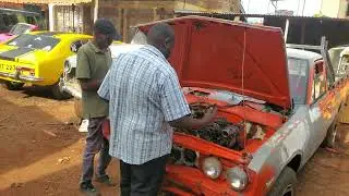 Old classic 1976 Datsun 620 pickup restoration efi 🇰🇪