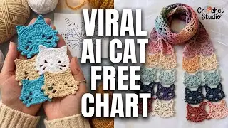 Real vs AI: Making the Trending Crochet Cat . Easy & Fast Pattern!