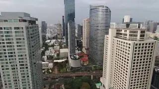Bangkok Sathorn, Chong Nonsi area | Parrot Bebop 2 Power [RAW footage]