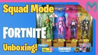 Fortnite Squad Mode Action Figures Unboxing part 1