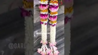 Varmala exchange garland done with lotus| Lotus exchange garland| #garland #wedding #varmala #shorts