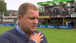 Excelsior Maassluis-trainer Cesco Agterberg na nederlaag tegen Capelle