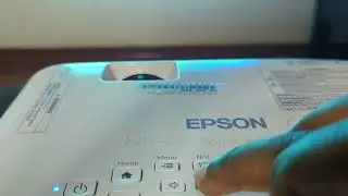 How To Adjust Brightness On Epson Projector (Epson EB-E01 projector)