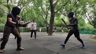 Butterfly knife sparring