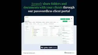 Securely share folders and documents with your clients #accountingfirm