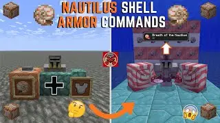 Command Block Tutorial #311: Nautilus Shell Armor Commands in Minecraft (1.21.11+)