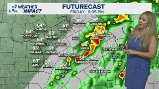 Chance of showers and thunderstorms Friday across Central Texas | Weather Impact Alert