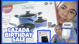 LAZADA BDAY SALE HAUL|MASFLEX COOKWARE|INDUCTION COOKER