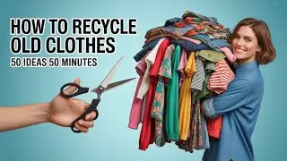 HOW TO RECYCLE OLD CLOTHS II 50 IDEAS 50 MINUTES 