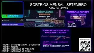 SORTEIO DE FACA SHADOW DAGGERS WATER (FT)  !play ✔️ Subs✔️ Bits✔️ donate✔️!Loja✔️