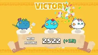 S19 Shrimpinator at 2500+ MMR | Axie Infinity Arena Gameplay  | Aqua, Mech, Plant |