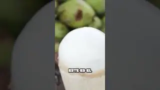 Amazing coconut cutting skills Street Food Bangkok Thailand - Asian street food