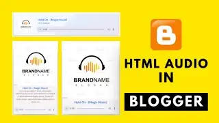 How to add HTML Audio Player Audio Download Button on Blogger Website | Satya Ki Pathshala