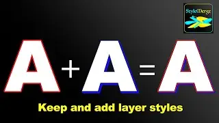 Layer Style Merge Plugin for Photoshop
