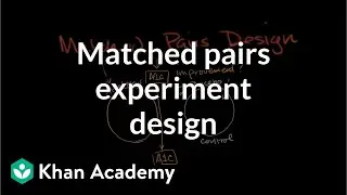 Matched pairs experiment design | Study design | AP Statistics | Khan Academy