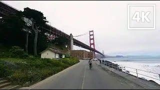 Relaxing Driving San Francisco in California | 4K HDR | Deep House Lo-Fi Music Beats 🎧