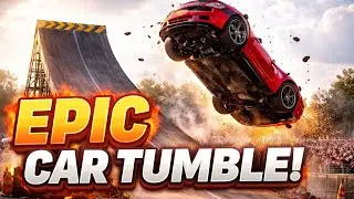 🔥 Mega Ramp Car Jump | Insane Crash Test🤯#viravideo #cargame #carramp #youtubevideo 