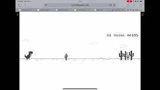1st time playing Dino Game (cool math games)