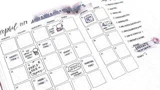 April Bullet Journal Setup Plan With Me!