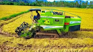 kartar harvester | harvesting machine work from Nagercoil | நெல் அறுவடை இயந்திரம் | kartar agro