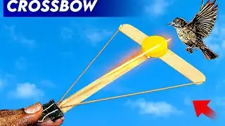 Easy icecream stick crossbow, how to make |toy guns |icecream stick gun
