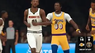 Los Angeles Lakers vs. Denver Nuggets, MVP @iceyuTV. #youtube 