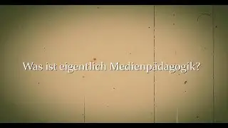 ?Was ist eigentlich Medienp&auml;dagogik? #MedienpaedImSchaukelstuhl