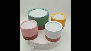 Nordic Macaron Wood Art LED Surface Mounted Multi-Color Tube Light Ceiling Mounted