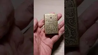 zippo lighter antique cross
