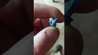 Benitoite (more rare than diamonds) #rockhound #crystals #diamond