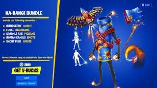 *NEW* Fortnite KA-BANG! Bundle [Full Showcasing] - Nitrojerry Skin,Fizzle Backbling,Short Fuse Emote