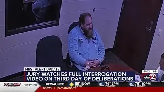 Jury views interrogation video of Tony Haase, goes home for weekend with no verdict