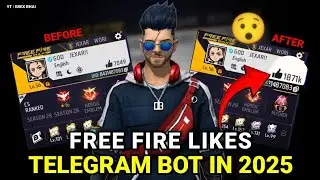 Free Fire Like Bot Telegram Daily 100 like Free☠️