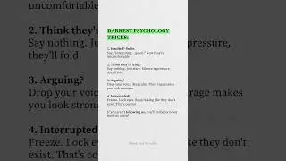 Darkest #psychology#tricks#books#nonfiction#money#wealth#health#weightgain#arc#winterarc#mindset
