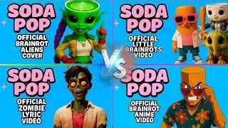 Soda Pop Brainrot Showdown: Aliens vs Zombies vs Anime | Viral AI Music Video 2026 Trending