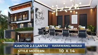 DESAIN KANTOR & MES KARYAWAN SEKALIGUS RUMAH TINGGAL DI KARAWANG, BEKASI !! - JASA DESAIN RUMAH