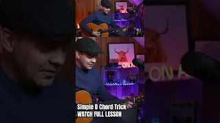 Try this Simple D Chord Trick That Blew My Mind! 😲🎸  #guitarlesson #guitarmadeeasybytony #shorts