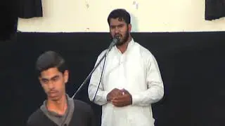 Zakir Muhammad Ali Hussaini addressing 6th Muharam Majlis Aza at Al Sadiq Trust
