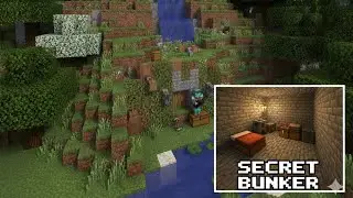 Minecraft Secret Underground Bunker Base 🔒📝 ||Minecraft series part 7 