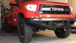 TCT Explorer 2015 Toyota Tundra Bumper + Winch Install