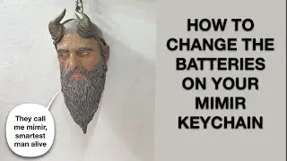 God of War 4 Mimir Keychain (Battery Replacement)