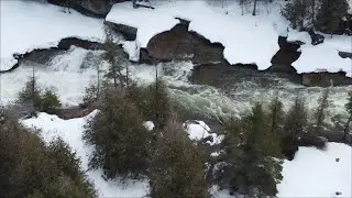The Fourth Chute Falls  ; March 2023