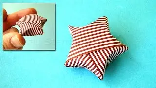 Weihnachtssterne basteln - Weihnachten basteln mit Papier - Origami Stern - DIY Weihnachtsgeschenk