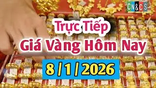 Trực Tiếp gi&aacute; v&agrave;ng 8 /1/2026 Biểu đồ v&agrave;ng Thế Giới Kitco v&agrave; gi&aacute; v&agrave;ng SJC v&agrave;ng nhẫn 9999