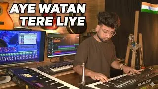 KARMA instrumental cover | Aye Watan Tere Liye | Republic Day | Music Retouchl By Fairy Piano #karma
