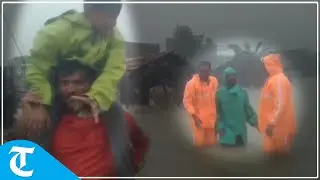 Cyclone Biparjoy: NDRF team rescues two stranded people from low-lying areas in Dwarka