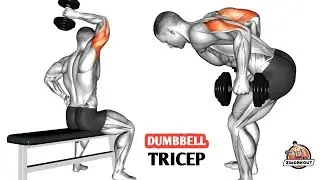 Grow Huge Triceps Fast 💥 Dumbbell Triceps Workout