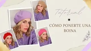 Tutorial cómo ponerse una boina #boina #tutorial