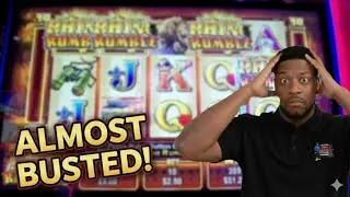 FIRST TIME Playing Rhino Rumble 2&hellip; This BONUS Saved Me!